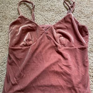 Velvet tank top